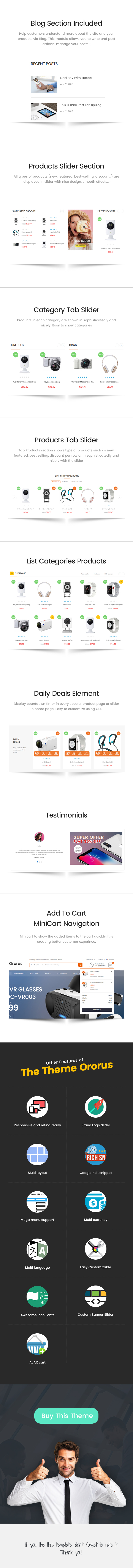 Electronics Store HTML Template - Ororus