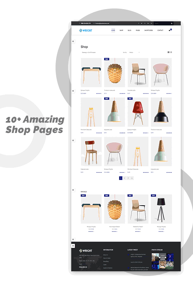 Wright - MultiPurpose HTML5 Template