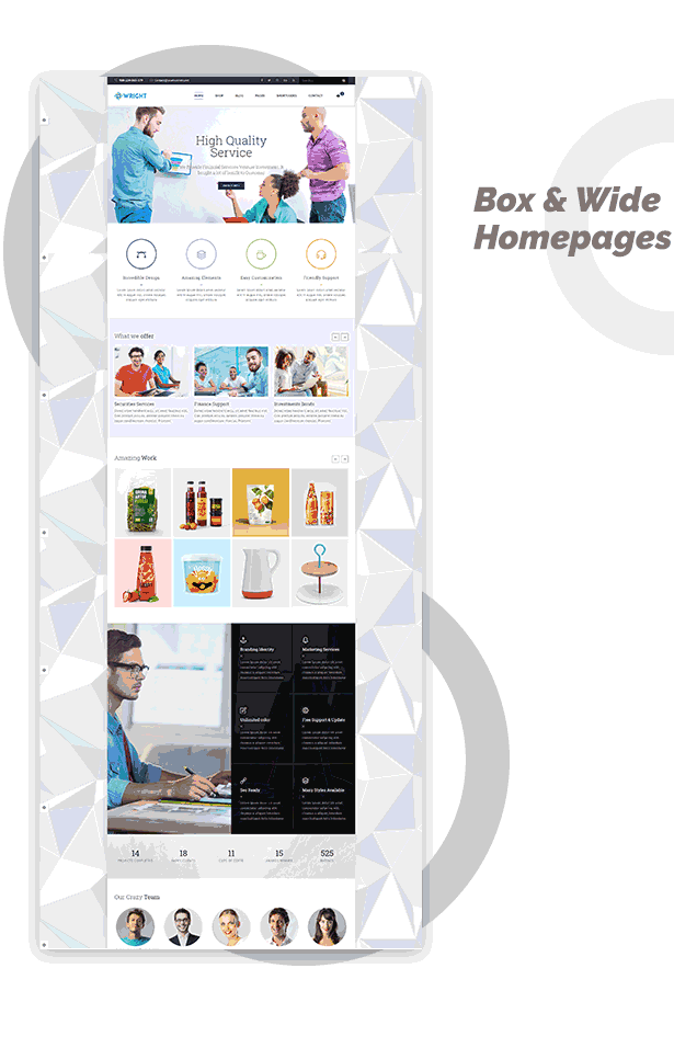 Wright - MultiPurpose HTML5 Template
